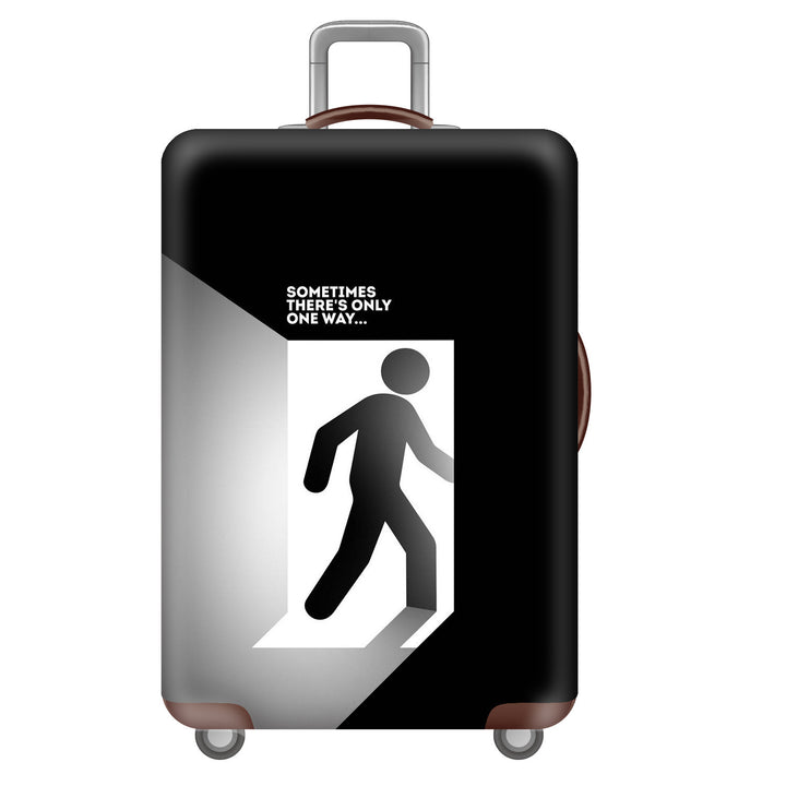 Unisex Hard-shell Suitcase with Impressive Futuristic City Design Kalsten