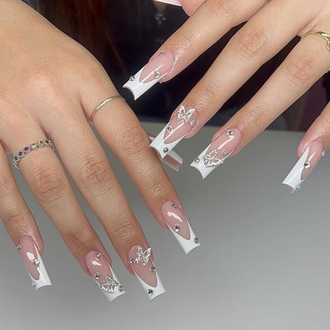 Elegant Stiletto Acrylic Nail Art Extensions Kalsten
