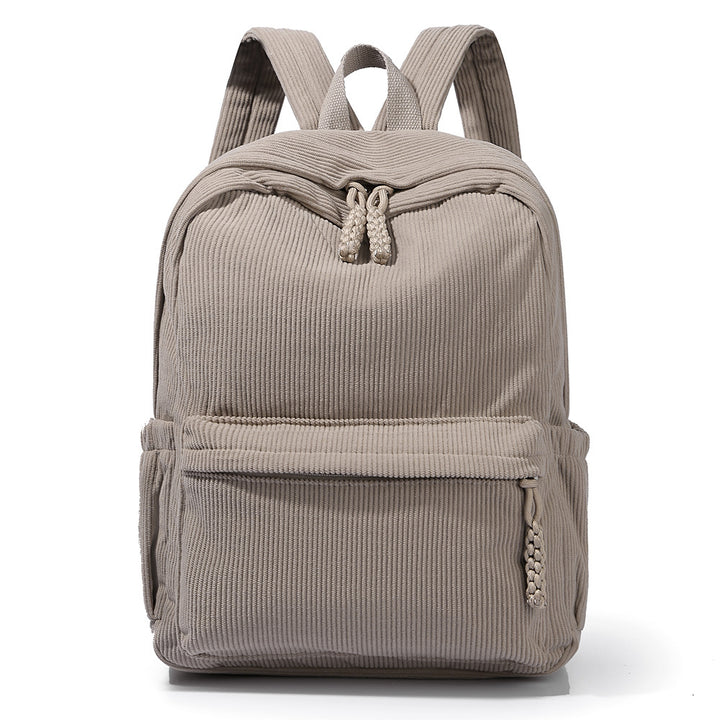 Casual Corduroy Backpack Kalsten