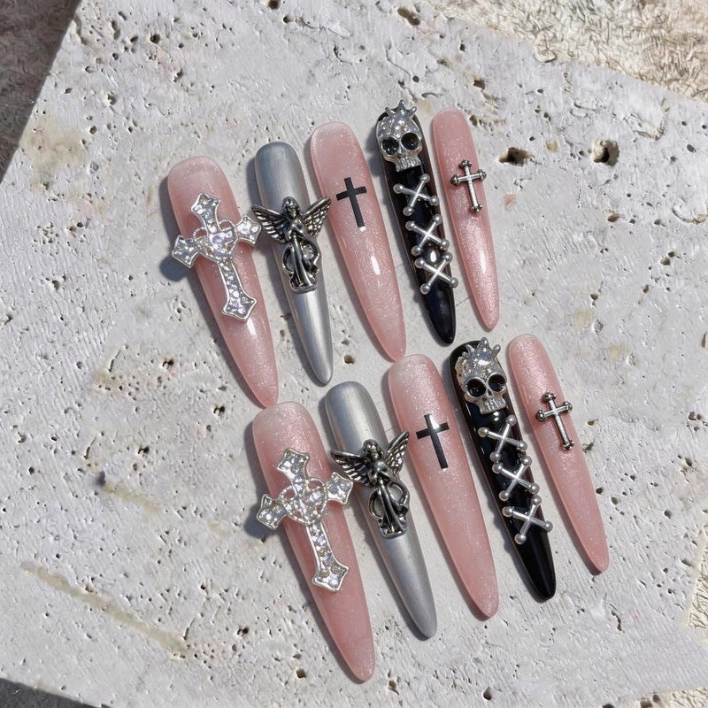 Gothic-Themed Decorative Nail Art Set