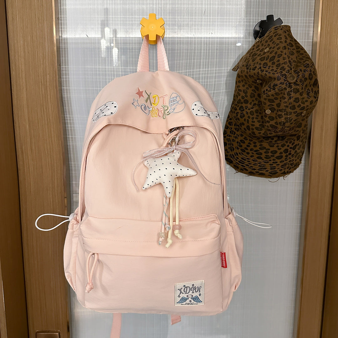 Decorative Star-Themed Casual Backpack Kalsten