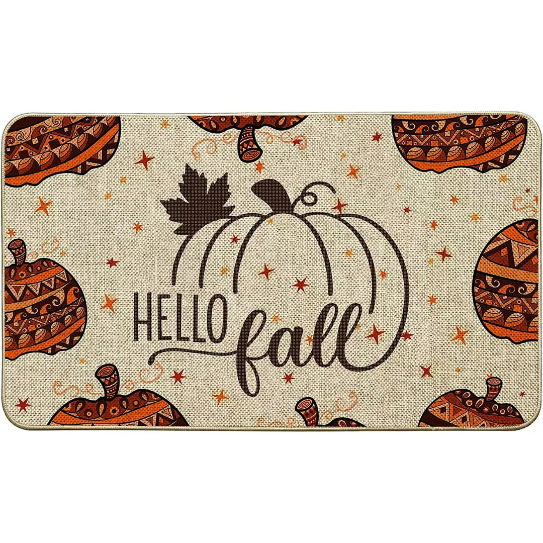 Festive Christmas-Themed Doormat for Home