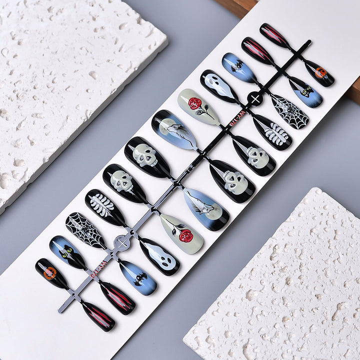 Halloween-Themed Decorative Press-On Nail Set Kalsten