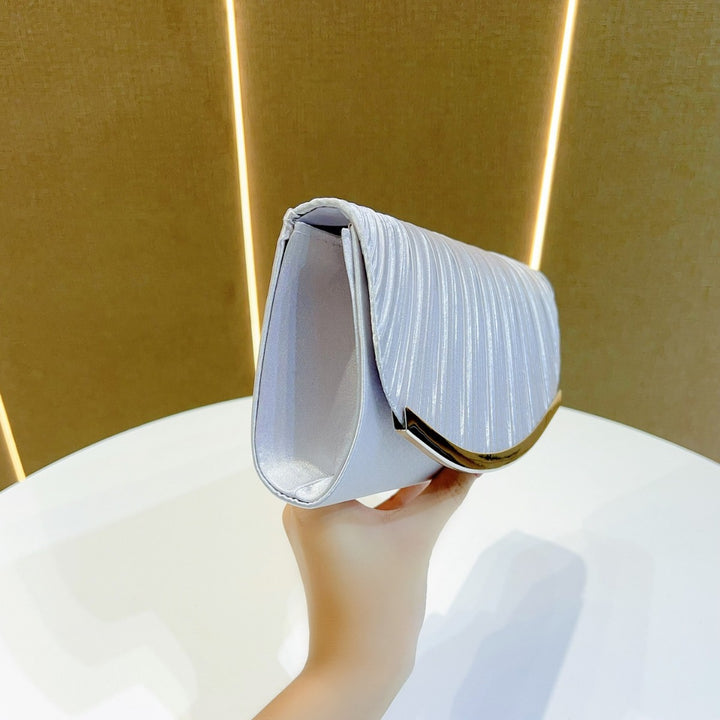 Elegant Pleated Evening Clutch