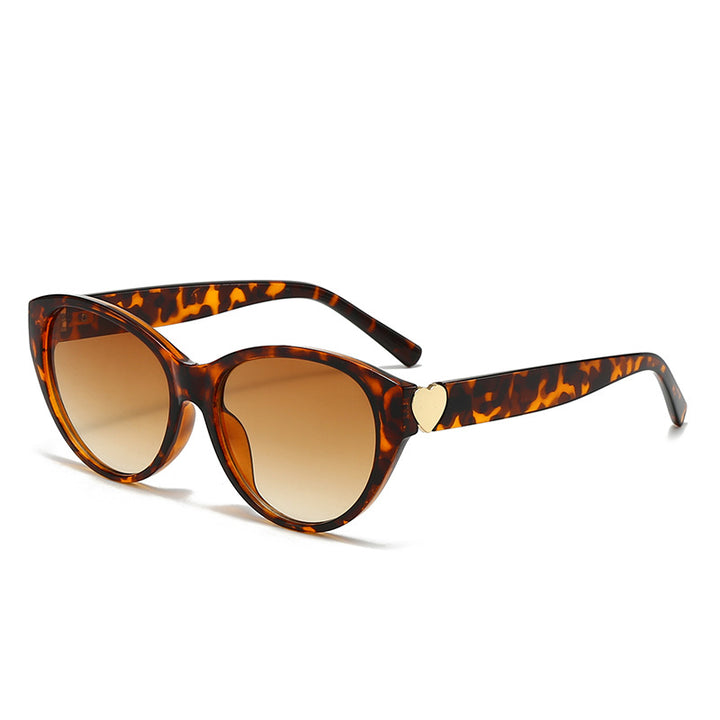 Women Cat-Eye Sunglasses with Heart Design Kalsten
