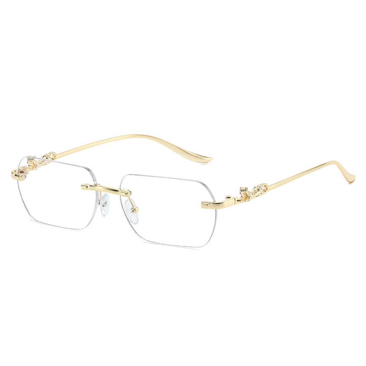 Ladies elegant half-rim glasses with decorative details Kalsten