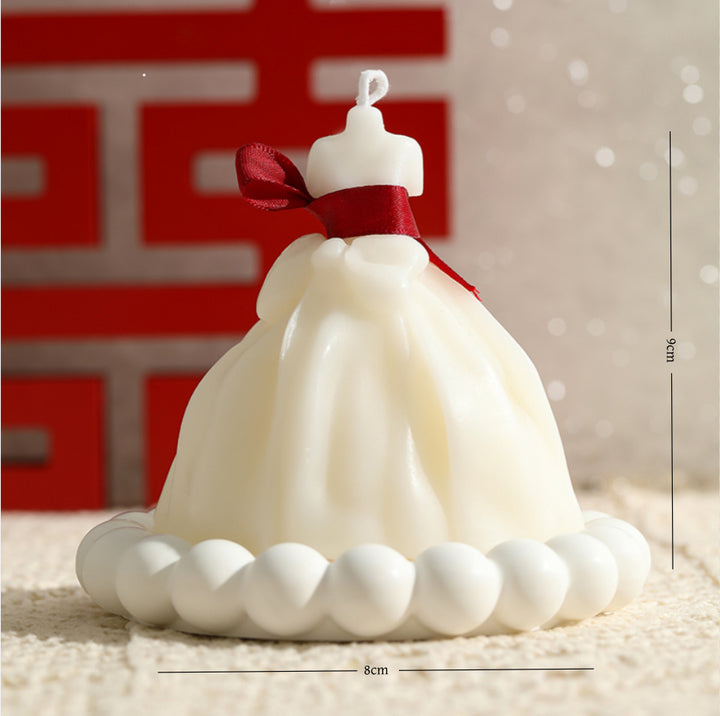 Sculptural Suit-Torso Decorative Soy Wax Candle Centerpiece