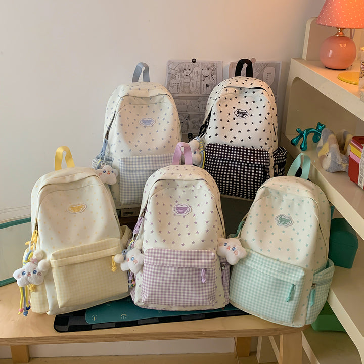 Stylish Star-Print Backpack Kalsten