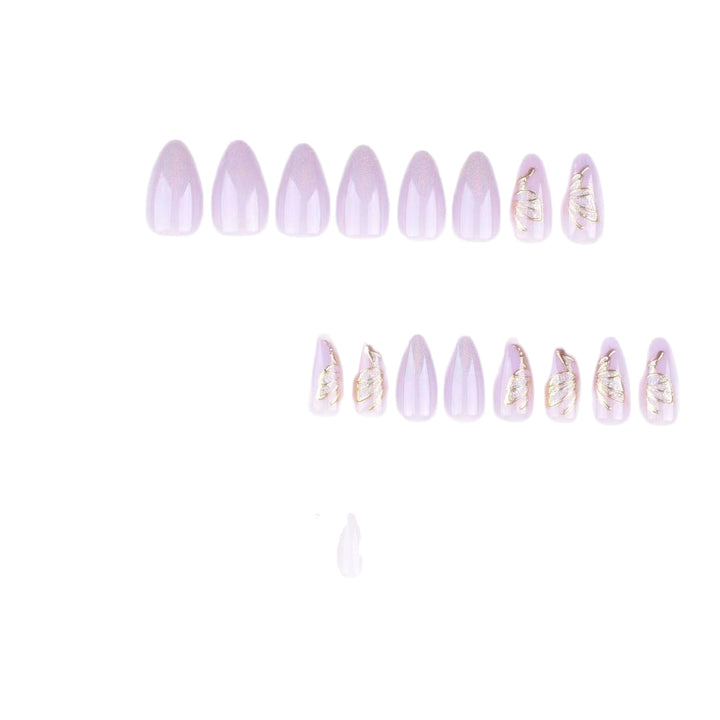 Elegant Decorative Press-On Nails