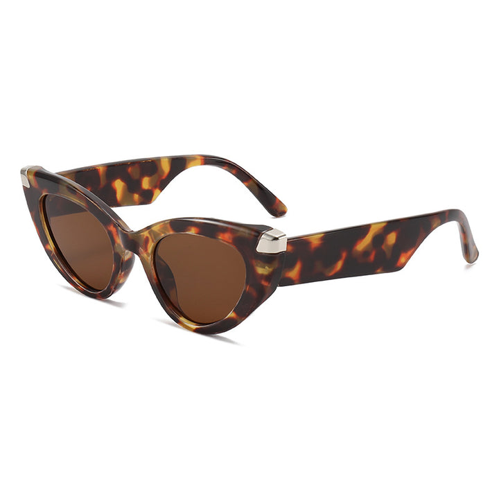 Ladies Cat-Eye Sunglasses in Luxurious Tortoise Design Kalsten