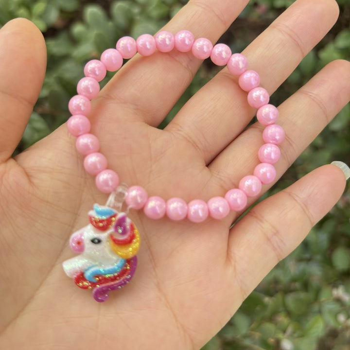 Cute bracelet with elephant charm Made of glass Kalsten