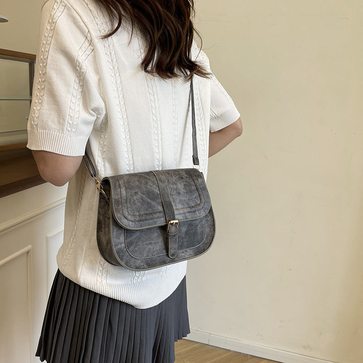 Vintage-Inspired Crossbody Satchel Kalsten