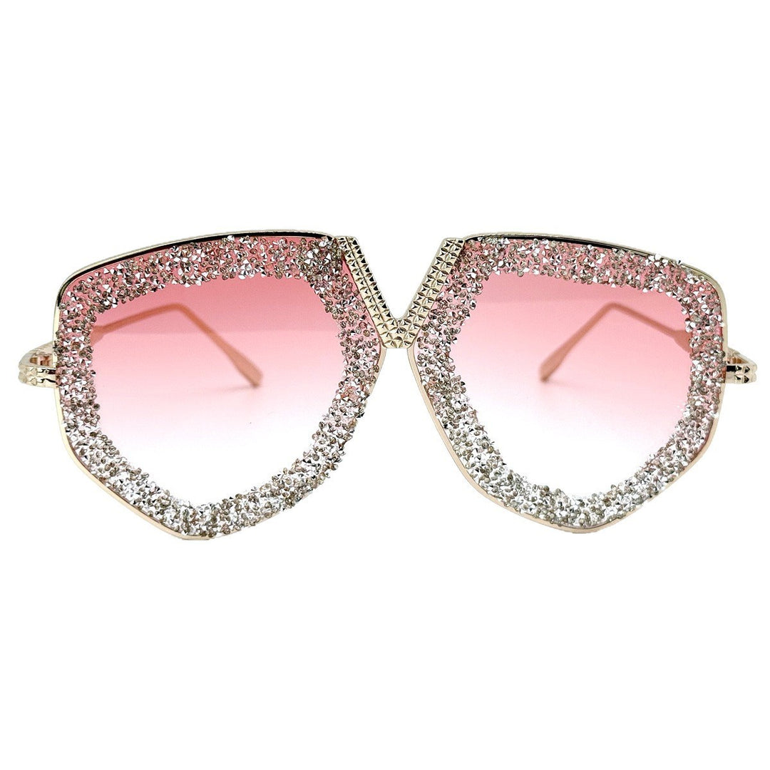 Ladies fashionable sunglasses with sparkling frame and elegant shape Kalsten