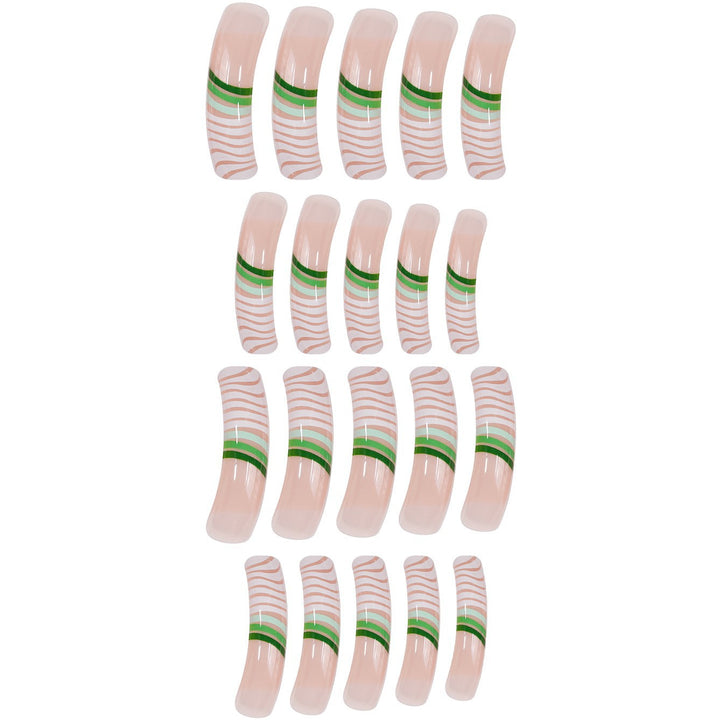 Artistic Long Acrylic Nail Set Kalsten