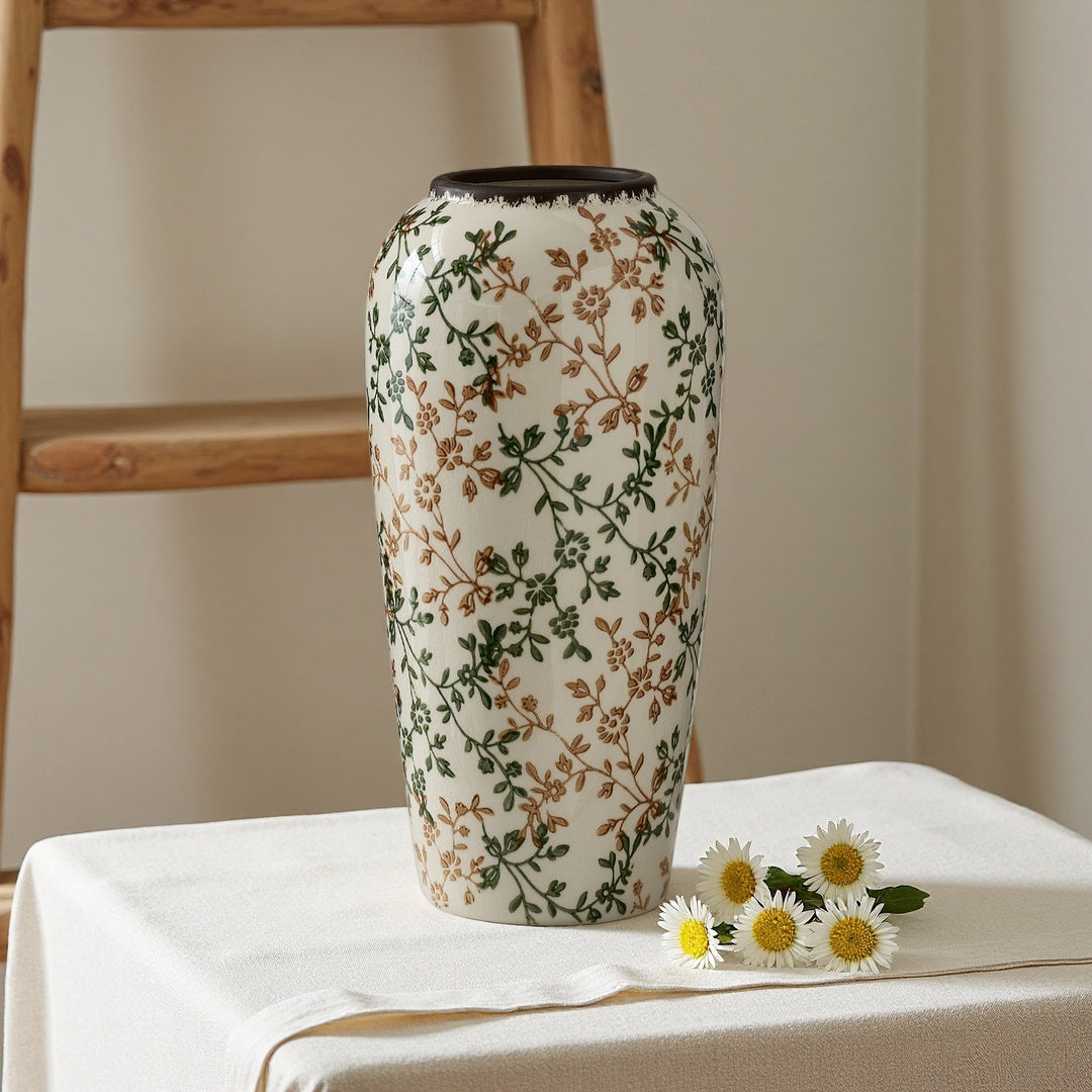 Floral ceramic vase Kalsten
