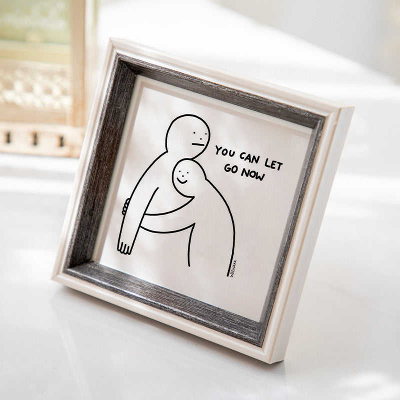 Artistic Framed Quote Illustration