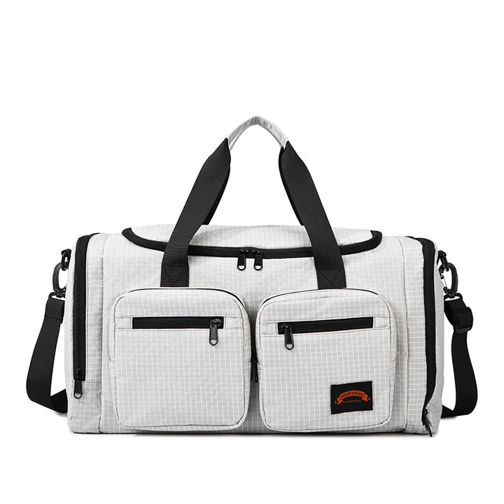 Versatile Checkered Gym Duffle Bag Kalsten