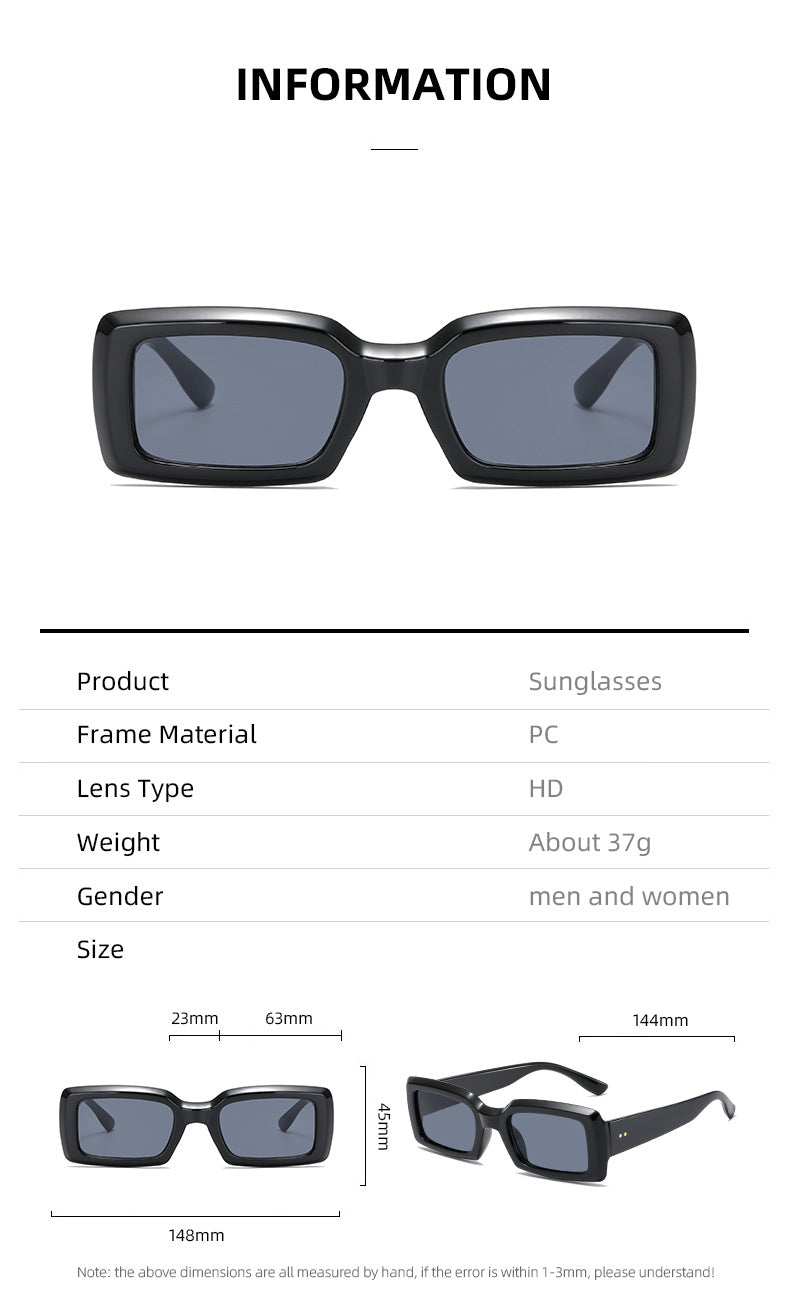Ladies stylish square sunglasses with mirrored lenses Kalsten