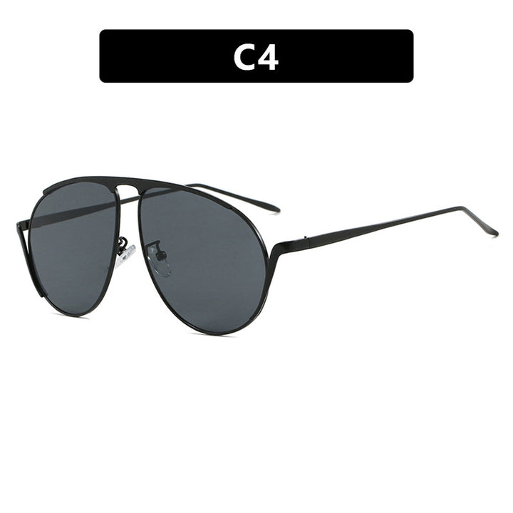 Ladies fashionable pilot sunglasses with polarized lenses and elegant metal frame Kalsten