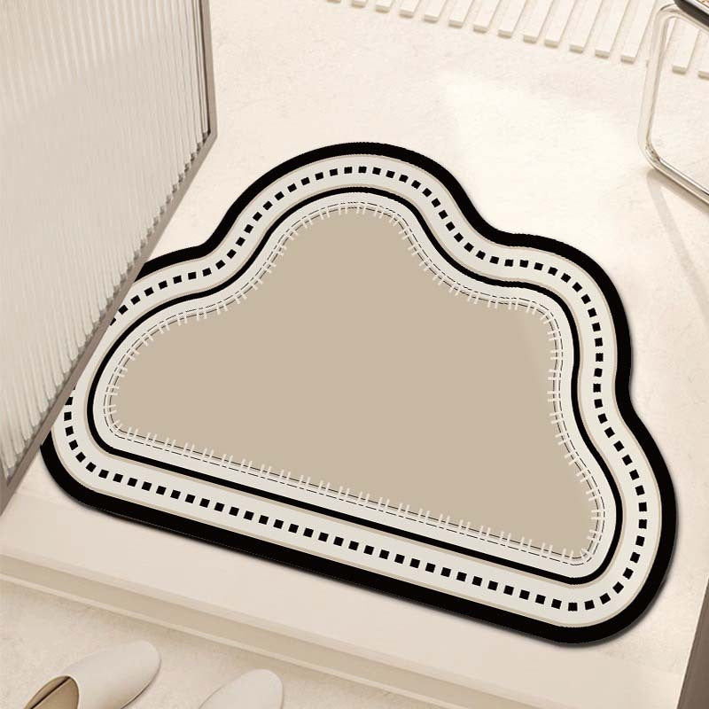 Decorative Cloud-Shaped Area Mat