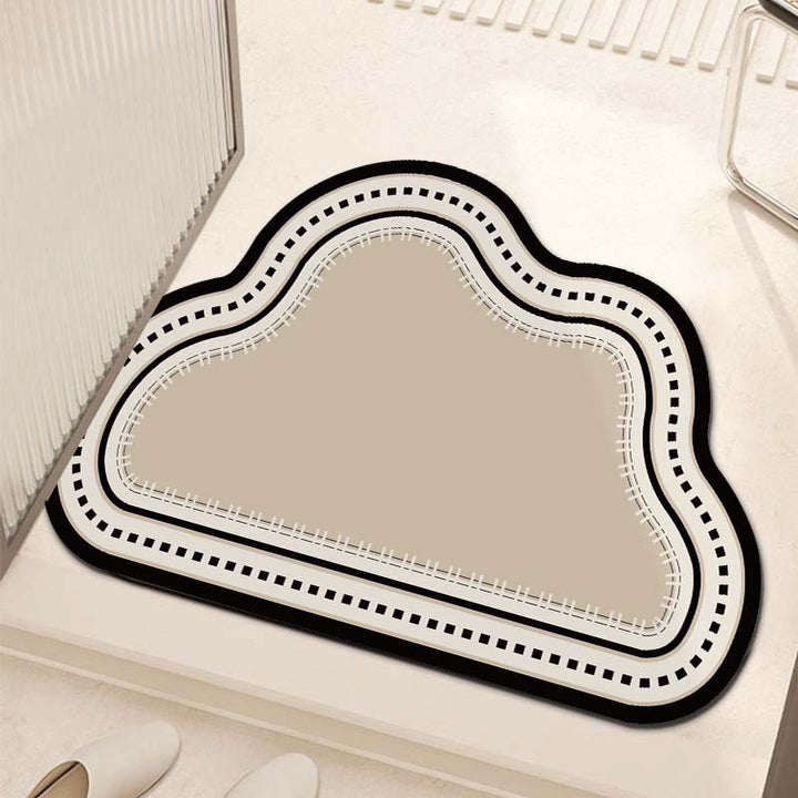 Decorative Cloud-Shaped Area Mat