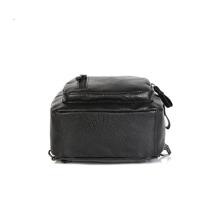 Stylish Leather Mini Backpack Kalsten