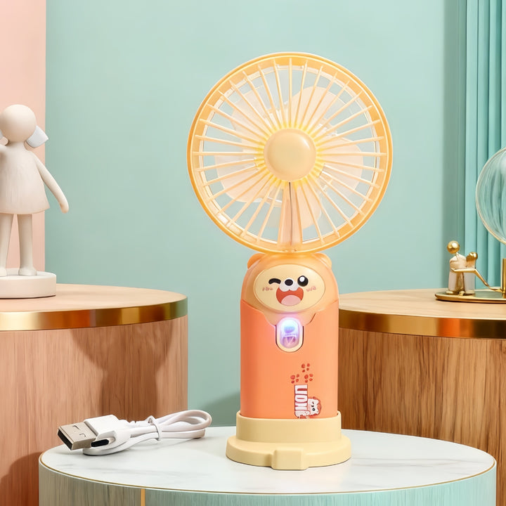 Portable USB Hand Fan with Funny Animal Design Kalsten