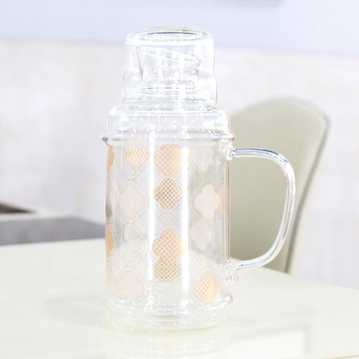 Ladies Glass Jug with enchanting Animal Motifs Kalsten