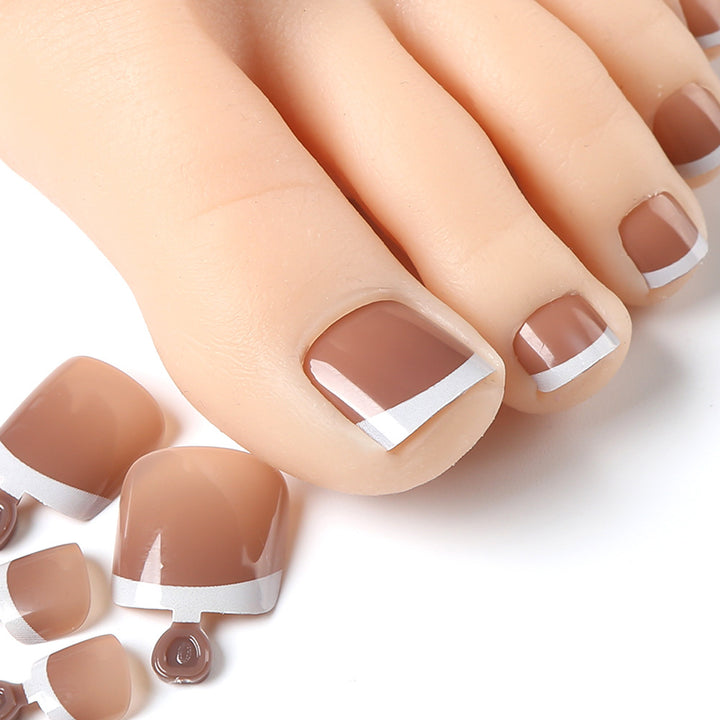 French Tip Press-On Nail Set