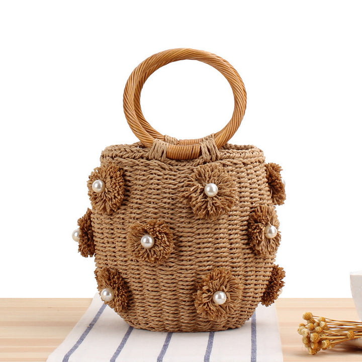 Handbag with Unique Pearl Applications Kalsten