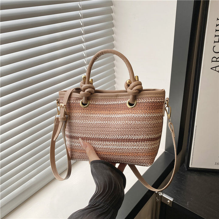 Woven Handheld Tote Bag Kalsten