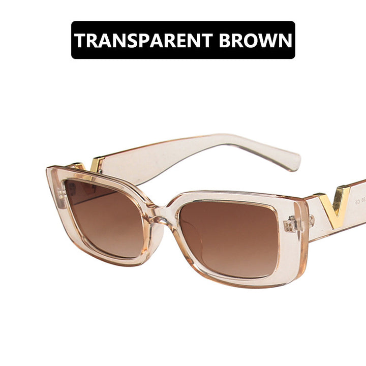 Women's modern cat-eye sunglasses with metallic details Kalsten