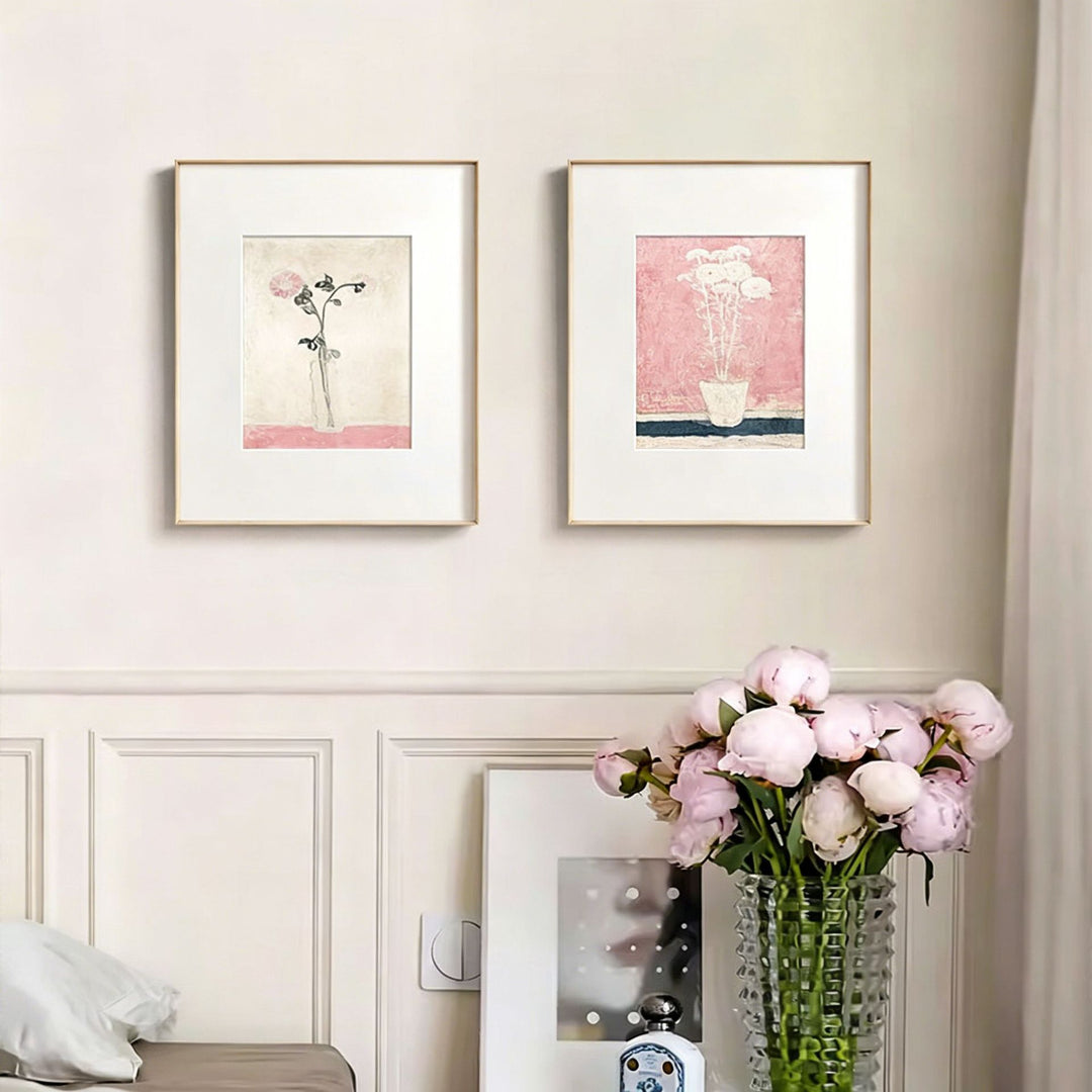 Framed Floral Still Life Wall Art