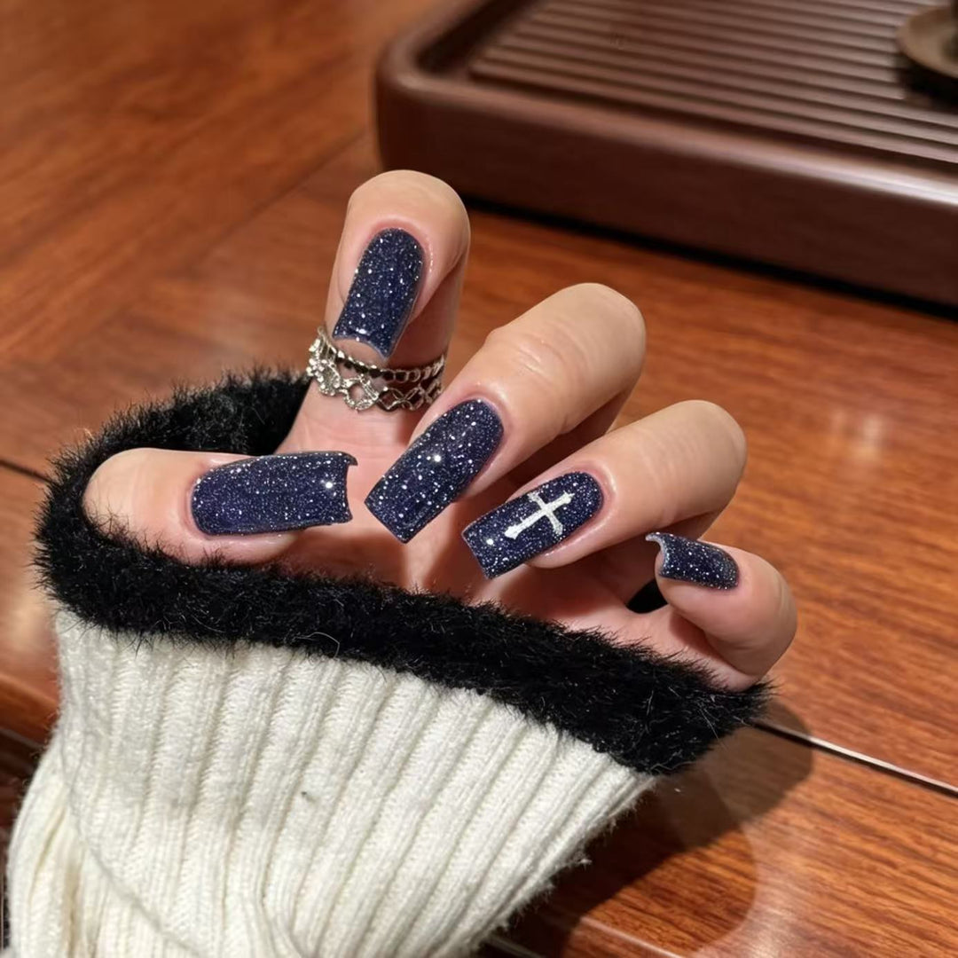 Premium Glittery Press-On Nail Art Kalsten