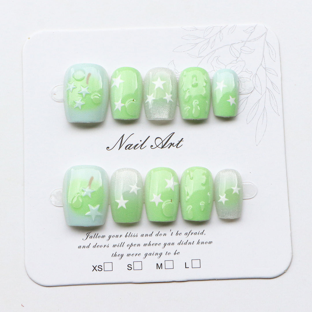 Artistic Starry Nail Set