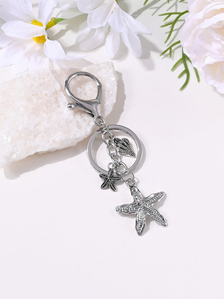 Keychain with Maritime Star Motif Kalsten