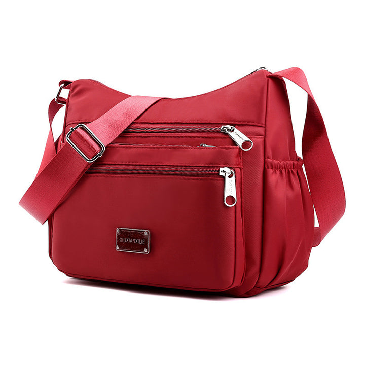 WoMulti-Pocket Crossbody Shoulder Bag