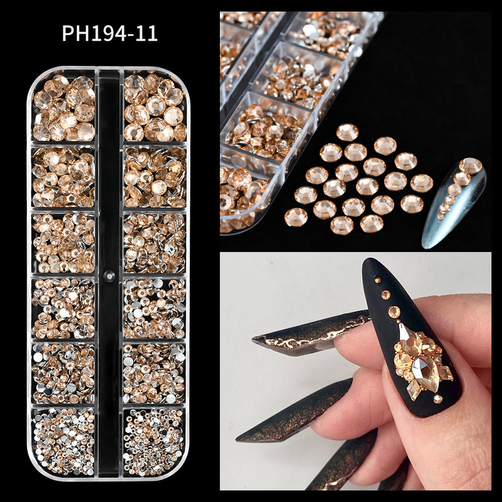 Premium Rhinestone Nail Art Decoration Kit