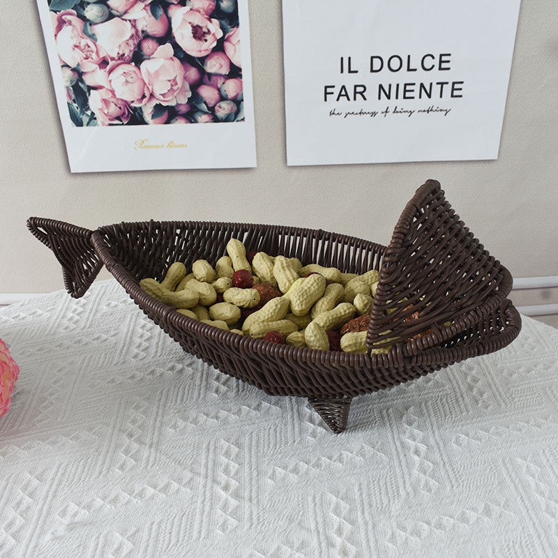 Decorative Fish-Shaped Storage Basket Kalsten
