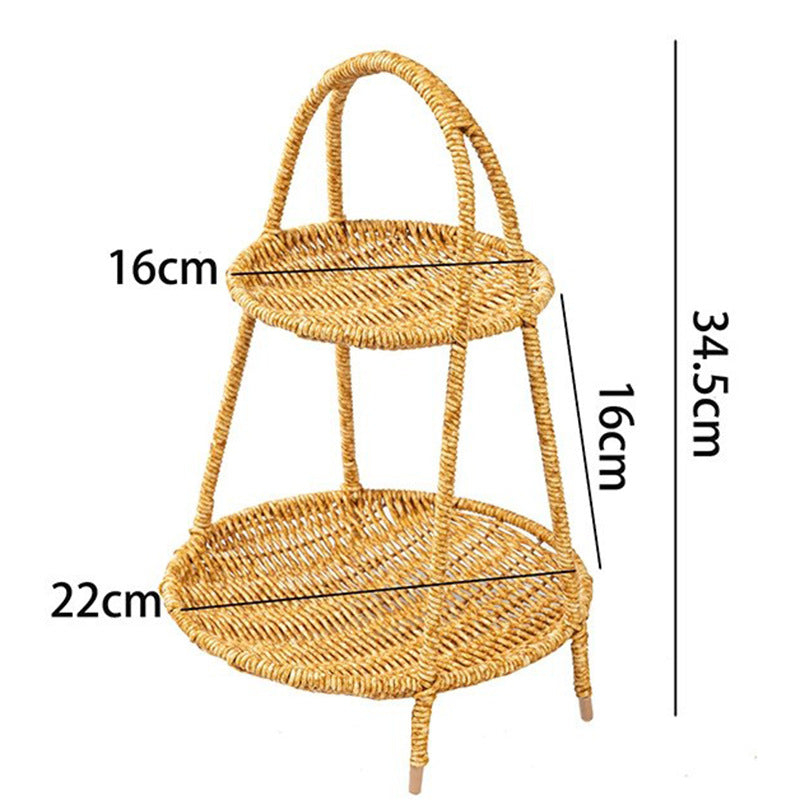Women Handcrafted Storage Basket with Round Design Kalsten