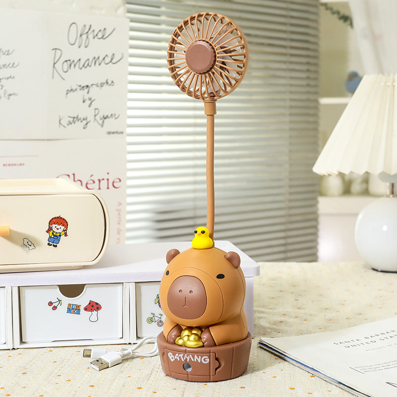 Ladies portable table fan with cute bear motif Kalsten