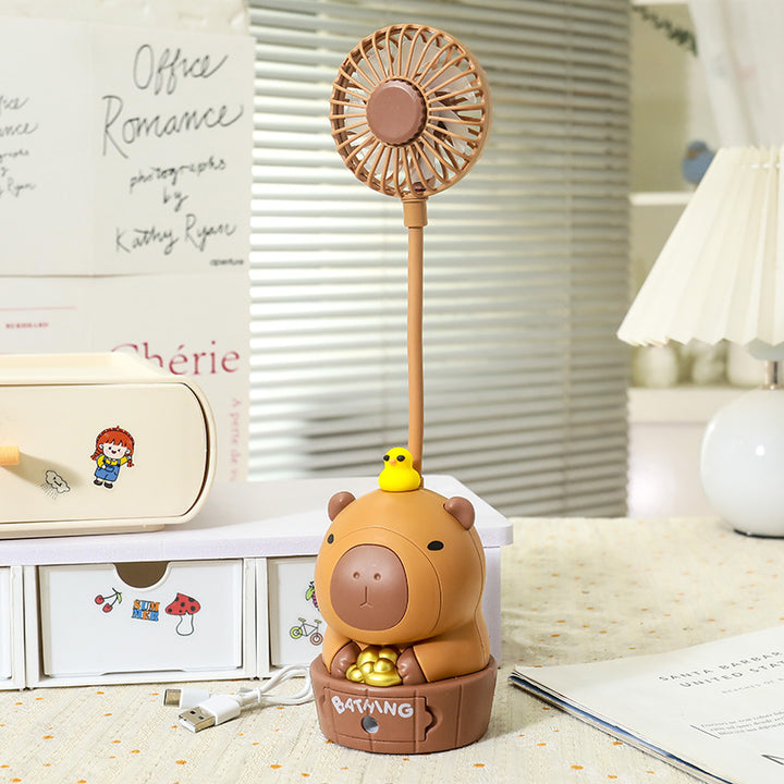 Ladies portable table fan with cute bear motif Kalsten