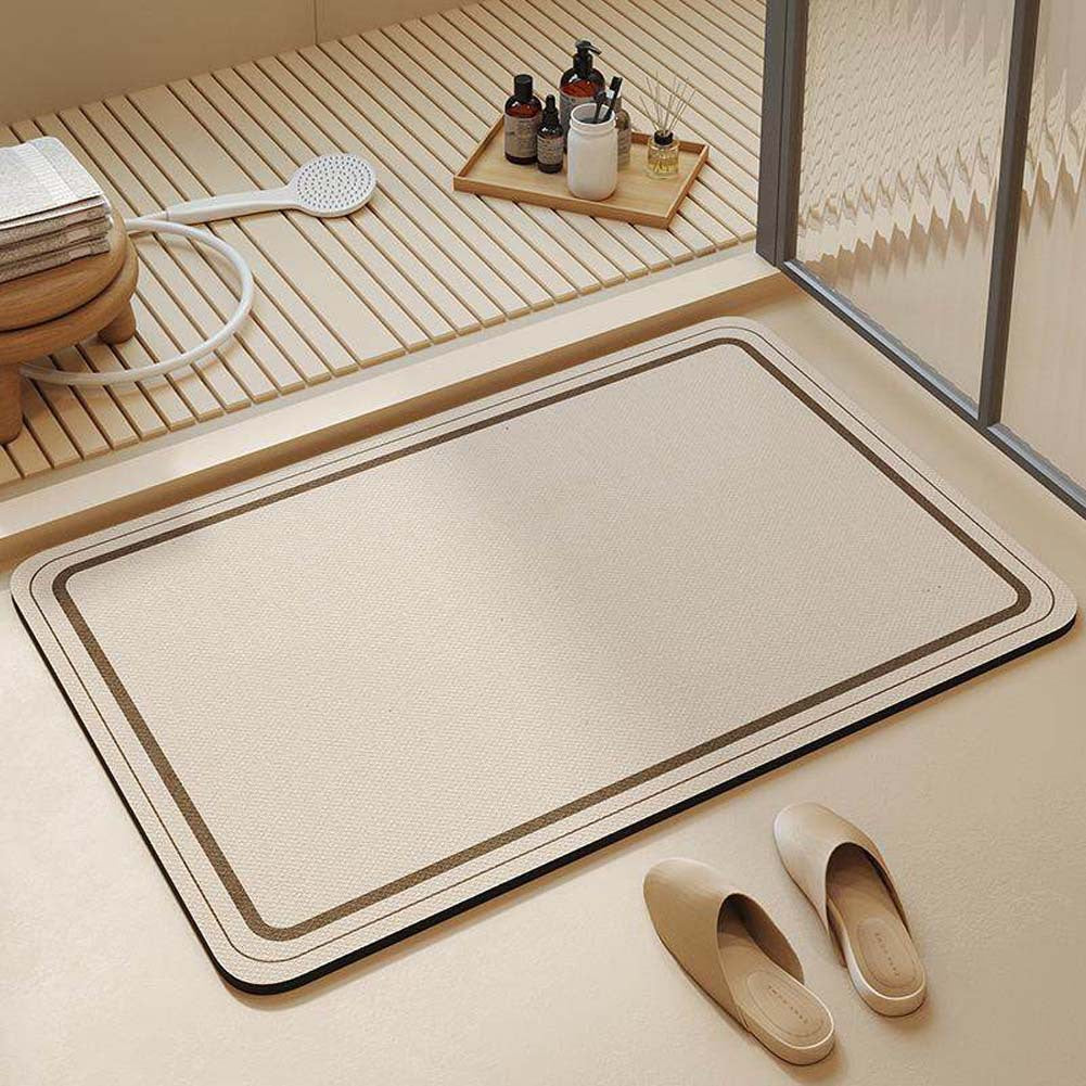 Decorative Oval Bath Mat