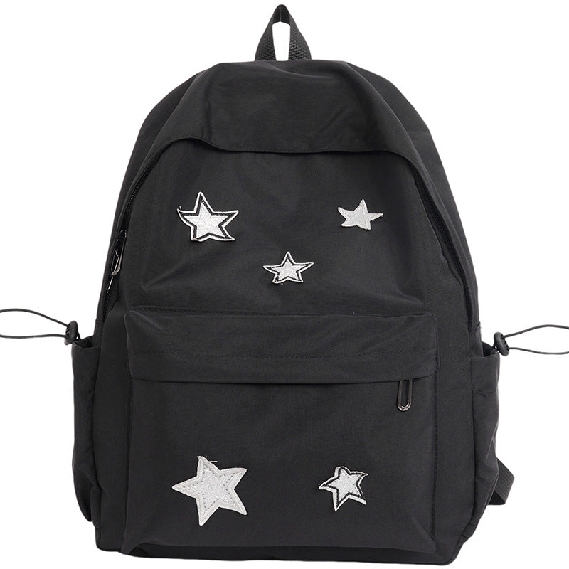 Stylish Star-Embellished Everyday Backpack Kalsten