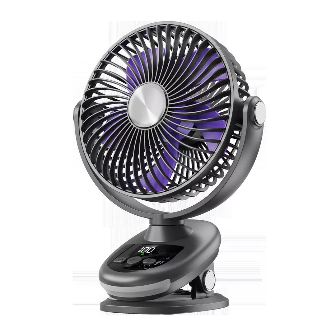 Unisex Portable Table Fan with LED Display and Touch Control Kalsten