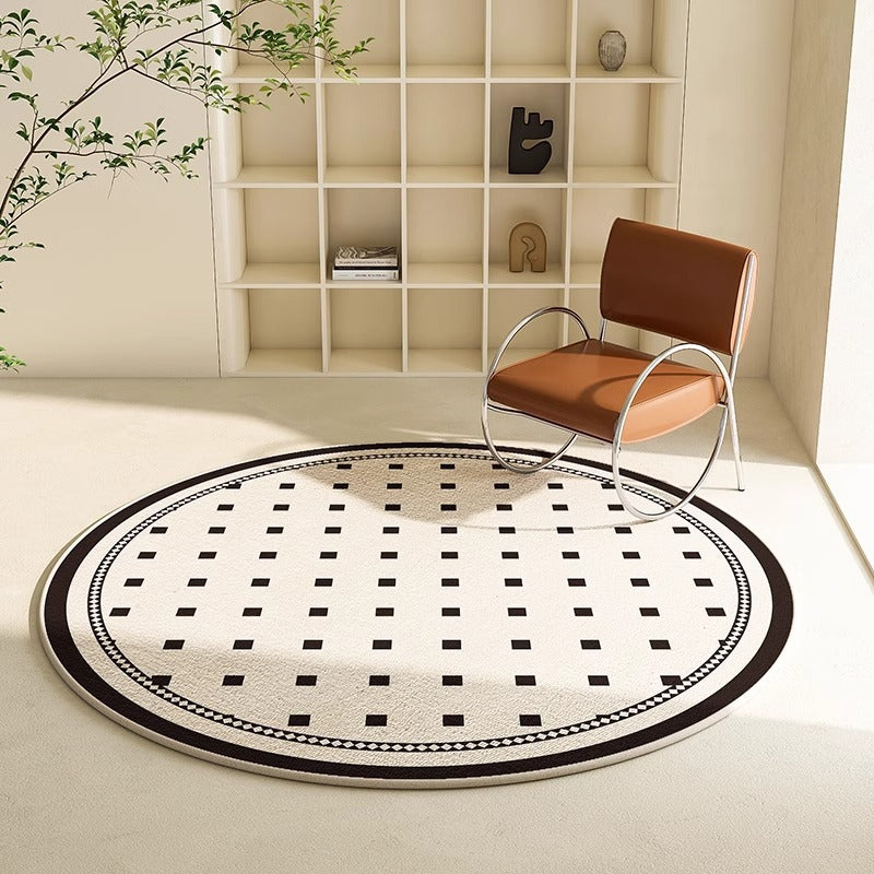 Round Decorative Area Rug for Home Decor