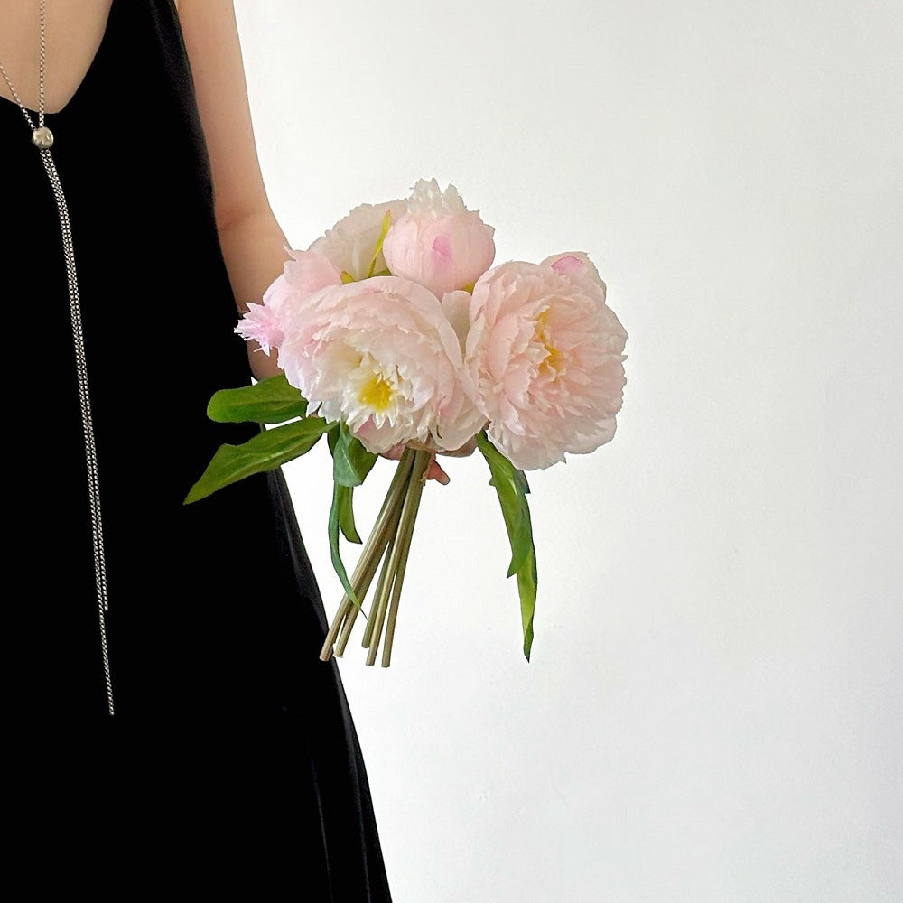 Artificial Peony Bouquet