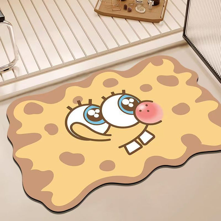 Cartoon Character Themed Bath Mat Kalsten
