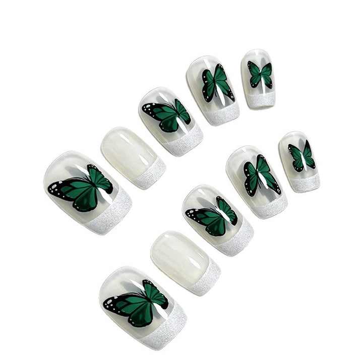 Butterfly-Themed Nail Art Enhancements Kalsten