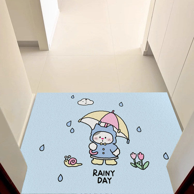 Cartoon-Themed Welcome Mat Kalsten